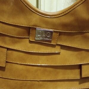 Dolce & Gabbana Brown Leather Shoulder Bag